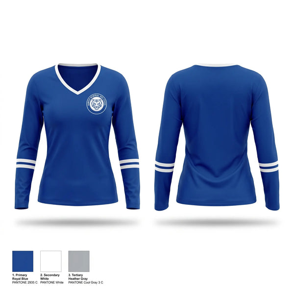 Womens Long Sleeve Vneck Shirt, Sumner Memorial High School Soccer, Men's Soccer, Teamtime, Team time, sublimation, custom sports apparel, team uniforms, spirit wear, spiritwear, sports uniforms, custom shirts, team store, custom team store, fundraiser sports, apparel fundraiser