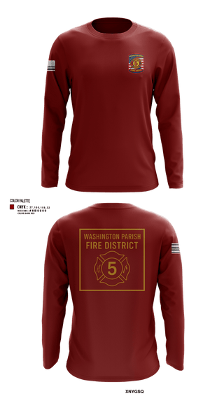 Long Sleeve Performance Shirt, Washington Parish Fire District 5, Fire Department, Teamtime, Team time, sublimation, custom sports apparel, team uniforms, spirit wear, spiritwear, sports uniforms, custom shirts, team store, custom team store, fundraiser sports, apparel fundraiser