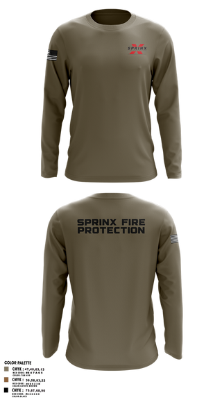 Long Sleeve Performance Shirt, SPRINX FIRE PROTECTION, , Teamtime, Team time, sublimation, custom sports apparel, team uniforms, spirit wear, spiritwear, sports uniforms, custom shirts, team store, custom team store, fundraiser sports, apparel fundraiser