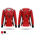 Shaw Cardinals Women's Long Sleeve V-neck Shirt - 1