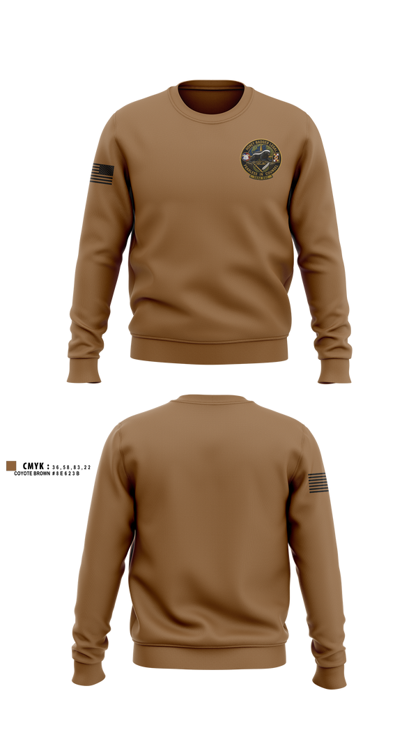 Crew Neck Sweatshirt, 143d ESC, Army, Teamtime, Team time, sublimation, custom sports apparel, team uniforms, spirit wear, spiritwear, sports uniforms, custom shirts, team store, custom team store, fundraiser sports, apparel fundraiser