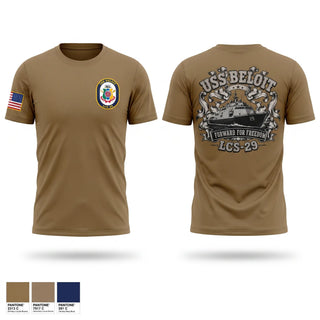 Short Sleeve Performance Shirt, USS Beloit, Navy, Teamtime, Team time, sublimation, custom sports apparel, team uniforms, spirit wear, spiritwear, sports uniforms, custom shirts, team store, custom team store, fundraiser sports, apparel fundraiser
