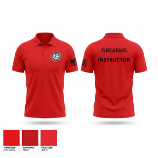 Short Sleeve Performance Polo, FBOP FIREARMS INSTRUCTOR, Police, Teamtime, Team time, sublimation, custom sports apparel, team uniforms, spirit wear, spiritwear, sports uniforms, custom shirts, team store, custom team store, fundraiser sports, apparel fundraiser