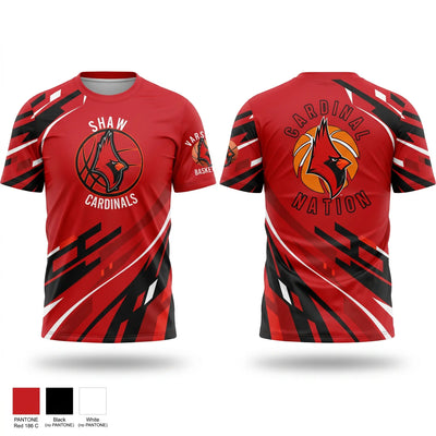 Shaw Cardinals Soft Poly Tee Cotton Like Feel - 1