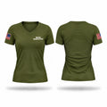 Army Engineer 12A Women's Short Sleeve V-neck Shirt - 1