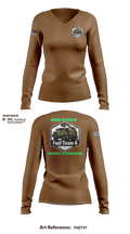 Fuel Team 6 54285292 Women's Long Sleeve V-neck Shirt - 21
