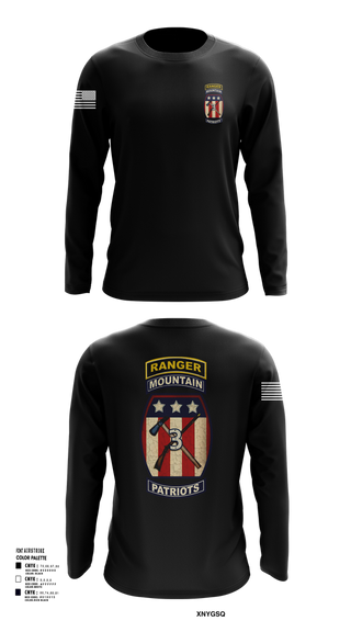 Long Sleeve Performance Shirt, 2-47 infantry 3rd BRG 10th MTN, Army, Teamtime, Team time, sublimation, custom sports apparel, team uniforms, spirit wear, spiritwear, sports uniforms, custom shirts, team store, custom team store, fundraiser sports, apparel fundraiser