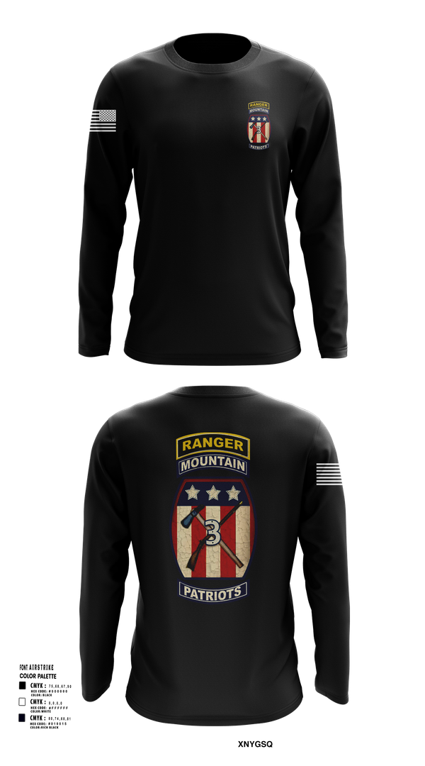Long Sleeve Performance Shirt, 2-47 infantry 3rd BRG 10th MTN, Army, Teamtime, Team time, sublimation, custom sports apparel, team uniforms, spirit wear, spiritwear, sports uniforms, custom shirts, team store, custom team store, fundraiser sports, apparel fundraiser
