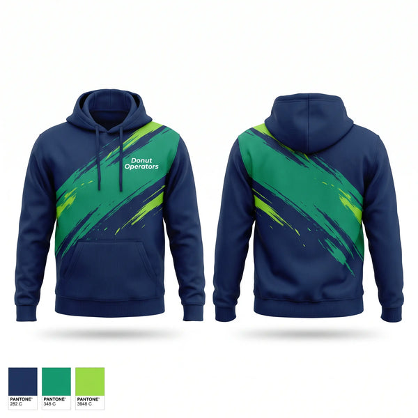 Hoodie, Donut Operators, Baseball, Teamtime, Team time, sublimation, custom sports apparel, team uniforms, spirit wear, spiritwear, sports uniforms, custom shirts, team store, custom team store, fundraiser sports, apparel fundraiser