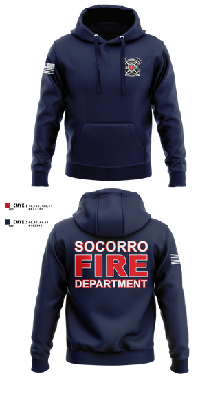 Hoodie, Socorro fire department, Fire Department, Teamtime, Team time, sublimation, custom sports apparel, team uniforms, spirit wear, spiritwear, sports uniforms, custom shirts, team store, custom team store, fundraiser sports, apparel fundraiser