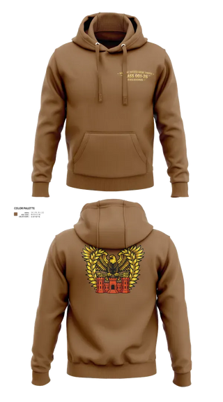 Hoodie, Engineer WOBC Class 26-001, Army, Teamtime, Team time, sublimation, custom sports apparel, team uniforms, spirit wear, spiritwear, sports uniforms, custom shirts, team store, custom team store, fundraiser sports, apparel fundraiser