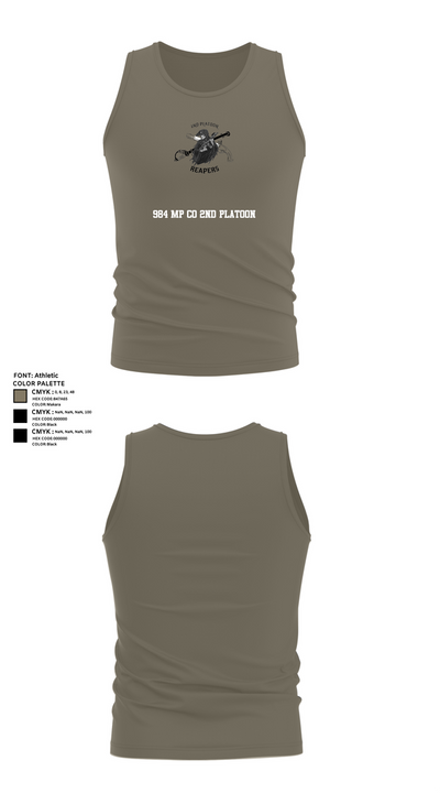 984 MP CO 2nd Platoon 84449654 Tank Top - 79