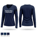 Trenton First Responders 80212671 Women's Long Sleeve V-neck Shirt - 1