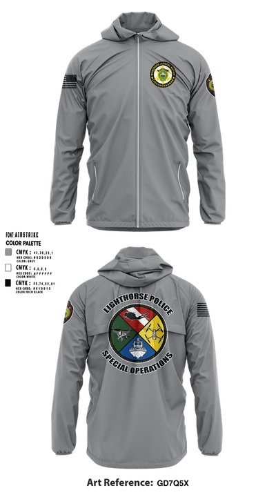 Muscogee Nation Special Operations 96454937 Windbreaker - 4