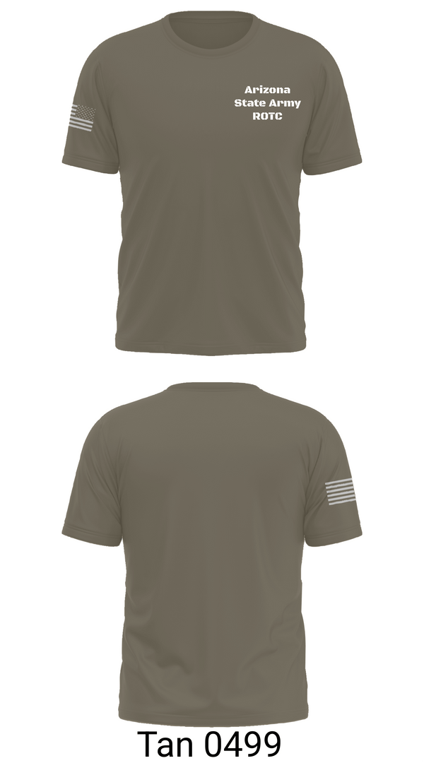 Old School Cotton Feel Shirt, Arizona State Army ROTC, Army, Teamtime, Team time, sublimation, custom sports apparel, team uniforms, spirit wear, spiritwear, sports uniforms, custom shirts, team store, custom team store, fundraiser sports, apparel fundraiser