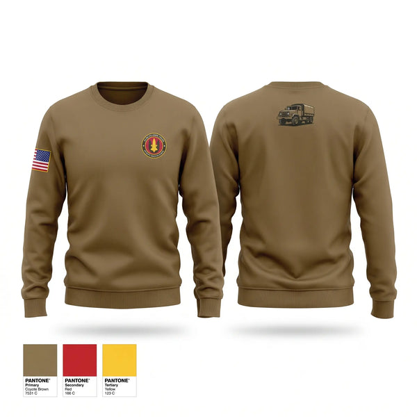 Crew Neck Sweatshirt, 737th Trans, Army, Teamtime, Team time, sublimation, custom sports apparel, team uniforms, spirit wear, spiritwear, sports uniforms, custom shirts, team store, custom team store, fundraiser sports, apparel fundraiser