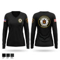 Wyandotte Nation Police 64649921 Women's Long Sleeve V-neck Shirt - 1