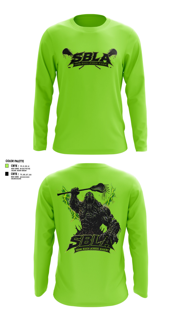 Long Sleeve Performance Shirt, Sound Beach Lacrosse Academy, Men's Lacrosse, Teamtime, Team time, sublimation, custom sports apparel, team uniforms, spirit wear, spiritwear, sports uniforms, custom shirts, team store, custom team store, fundraiser sports, apparel fundraiser