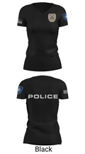 Vincennes Police Department 76255219 Women's Short Sleeve V-neck Shirt - 27