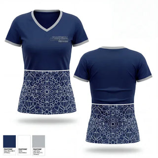Womens Short Sleeve Vneck Shirt, Framingham High School Field Hockey, Field Hockey, Teamtime, Team time, sublimation, custom sports apparel, team uniforms, spirit wear, spiritwear, sports uniforms, custom shirts, team store, custom team store, fundraiser sports, apparel fundraiser