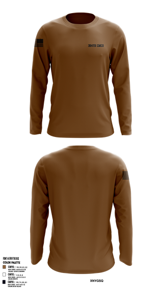 Long Sleeve Performance Shirt, 354th CMCO, , Teamtime, Team time, sublimation, custom sports apparel, team uniforms, spirit wear, spiritwear, sports uniforms, custom shirts, team store, custom team store, fundraiser sports, apparel fundraiser