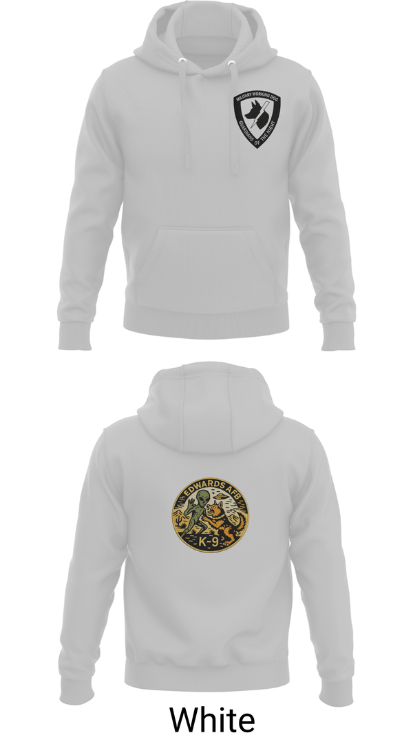 Hoodie, 412th Military Working Dog, Air Force, Teamtime, Team time, sublimation, custom sports apparel, team uniforms, spirit wear, spiritwear, sports uniforms, custom shirts, team store, custom team store, fundraiser sports, apparel fundraiser
