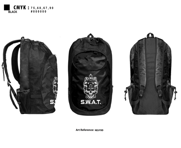 Gear Bag, Roanoke SWAT, Police, Teamtime, Team time, sublimation, custom sports apparel, team uniforms, spirit wear, spiritwear, sports uniforms, custom shirts, team store, custom team store, fundraiser sports, apparel fundraiser