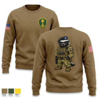 Crew Neck Sweatshirt, 377th MP CO, Army, Teamtime, Team time, sublimation, custom sports apparel, team uniforms, spirit wear, spiritwear, sports uniforms, custom shirts, team store, custom team store, fundraiser sports, apparel fundraiser