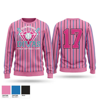 Crew Neck Sweatshirt, AZ DIAMOND DIVAS, Softball, Teamtime, Team time, sublimation, custom sports apparel, team uniforms, spirit wear, spiritwear, sports uniforms, custom shirts, team store, custom team store, fundraiser sports, apparel fundraiser
