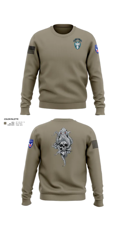 95th cbrn 3rd plt Crew Neck Sweatshirt - 111