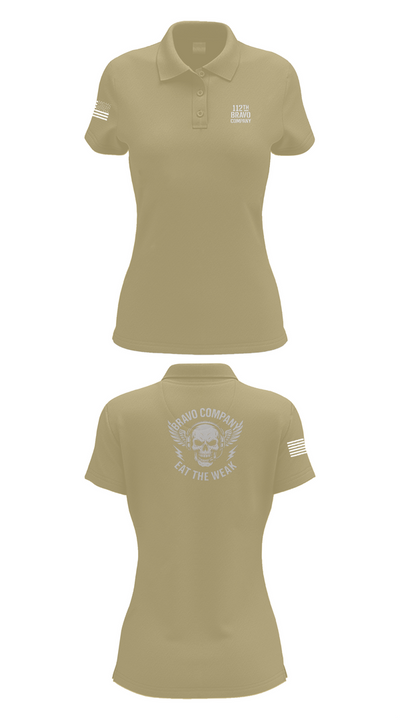 112th Signal Battalion B CO 38281413 Women's Short Sleeve Performance Polo  - 95
