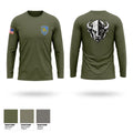 B Co 1-138th IN Long Sleeve Performance Shirt - 1
