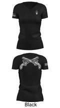 712th MP Co 21611844 Women's Short Sleeve V-neck Shirt - 28