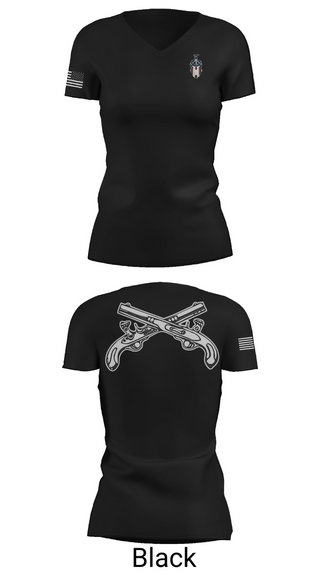 Womens Short Sleeve Vneck Shirt, 712th MP Co, , Teamtime, Team time, sublimation, custom sports apparel, team uniforms, spirit wear, spiritwear, sports uniforms, custom shirts, team store, custom team store, fundraiser sports, apparel fundraiser