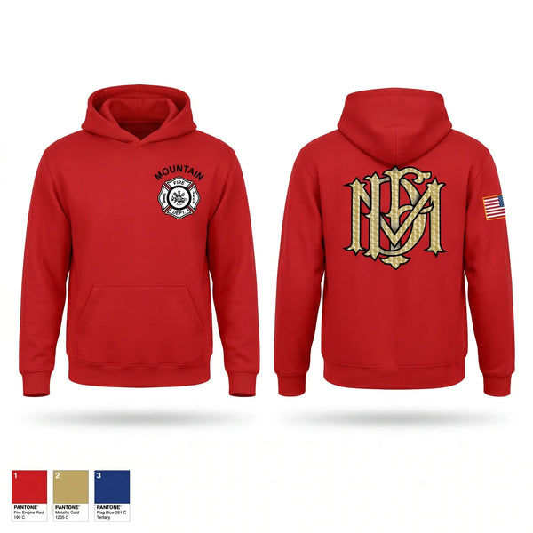 Hoodie, Mountain Fire Department, Fire Department, Teamtime, Team time, sublimation, custom sports apparel, team uniforms, spirit wear, spiritwear, sports uniforms, custom shirts, team store, custom team store, fundraiser sports, apparel fundraiser