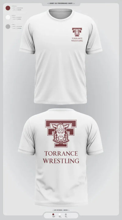 Torrance Wrestling 54708055 Short Sleeve Performance Shirt - 2