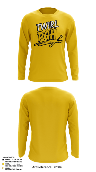 Twirl PGH 8143457 Long Sleeve Performance Shirt 5
