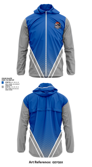 Windbreaker, Magnolia Junior High Football, , Teamtime, Team time, sublimation, custom sports apparel, team uniforms, spirit wear, spiritwear, sports uniforms, custom shirts, team store, custom team store, fundraiser sports, apparel fundraiser
