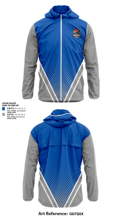 Magnolia Junior High Football 58466440 Windbreaker - 2