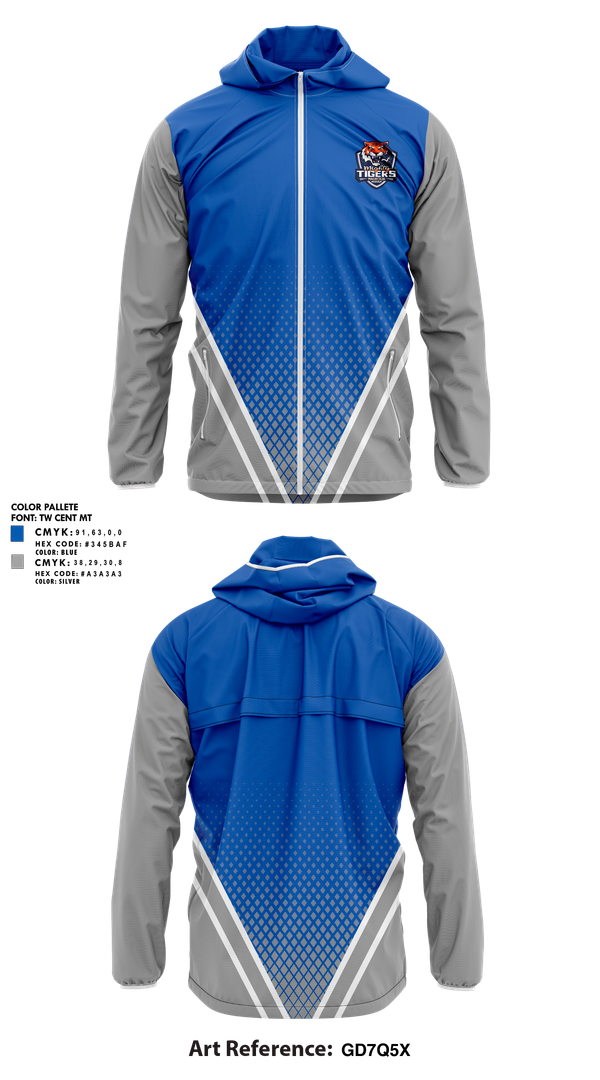 Windbreaker, Magnolia Junior High Football, , Teamtime, Team time, sublimation, custom sports apparel, team uniforms, spirit wear, spiritwear, sports uniforms, custom shirts, team store, custom team store, fundraiser sports, apparel fundraiser