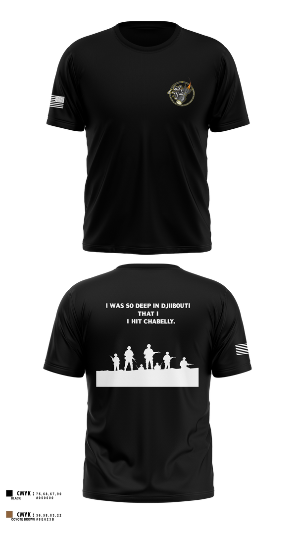 Old School Cotton Feel Shirt, Eco 2/160th SOAR (Abn), Army, Teamtime, Team time, sublimation, custom sports apparel, team uniforms, spirit wear, spiritwear, sports uniforms, custom shirts, team store, custom team store, fundraiser sports, apparel fundraiser