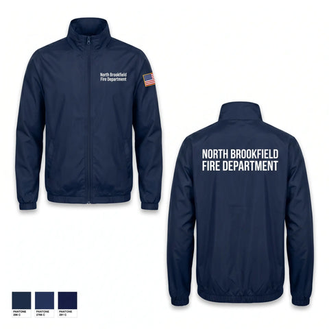 Windbreaker, North Brookfield Fire Department, Fire Department, Teamtime, Team time, sublimation, custom sports apparel, team uniforms, spirit wear, spiritwear, sports uniforms, custom shirts, team store, custom team store, fundraiser sports, apparel fundraiser