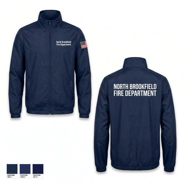 Windbreaker, North Brookfield Fire Department, Fire Department, Teamtime, Team time, sublimation, custom sports apparel, team uniforms, spirit wear, spiritwear, sports uniforms, custom shirts, team store, custom team store, fundraiser sports, apparel fundraiser