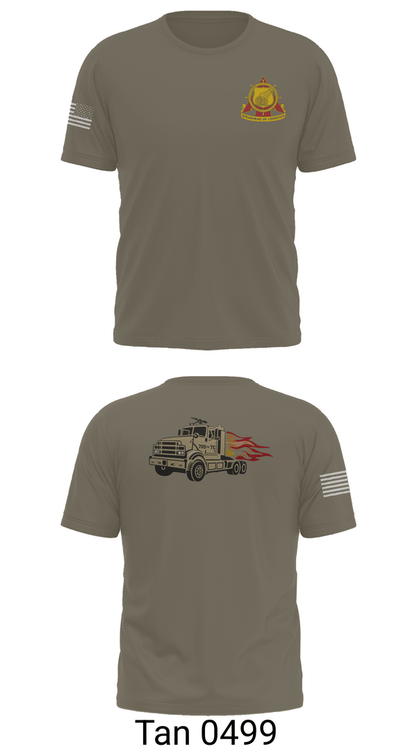 Old School Cotton Feel Shirt, 705th Transportation Company, Army, Teamtime, Team time, sublimation, custom sports apparel, team uniforms, spirit wear, spiritwear, sports uniforms, custom shirts, team store, custom team store, fundraiser sports, apparel fundraiser