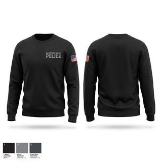 Crew Neck Sweatshirt, Cliffside Park Police, Police, Teamtime, Team time, sublimation, custom sports apparel, team uniforms, spirit wear, spiritwear, sports uniforms, custom shirts, team store, custom team store, fundraiser sports, apparel fundraiser