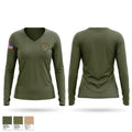 Versailles SRT Women's Long Sleeve V-neck Shirt - 1
