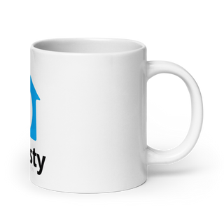 Investy 11461378 White Glossy Mug - Large