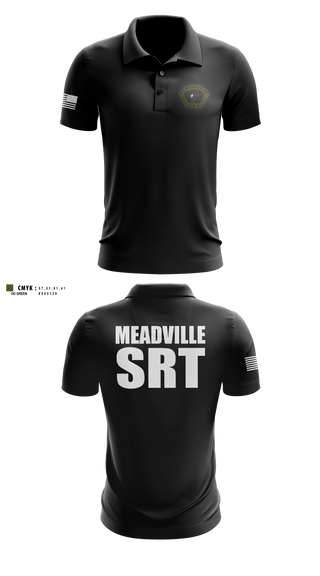 Short Sleeve Performance Polo, Meadville SRT, Police, Teamtime, Team time, sublimation, custom sports apparel, team uniforms, spirit wear, spiritwear, sports uniforms, custom shirts, team store, custom team store, fundraiser sports, apparel fundraiser