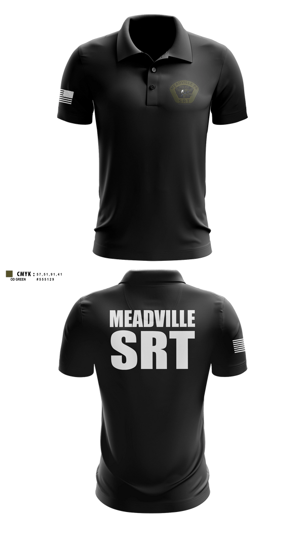 Short Sleeve Performance Polo, Meadville SRT, Police, Teamtime, Team time, sublimation, custom sports apparel, team uniforms, spirit wear, spiritwear, sports uniforms, custom shirts, team store, custom team store, fundraiser sports, apparel fundraiser