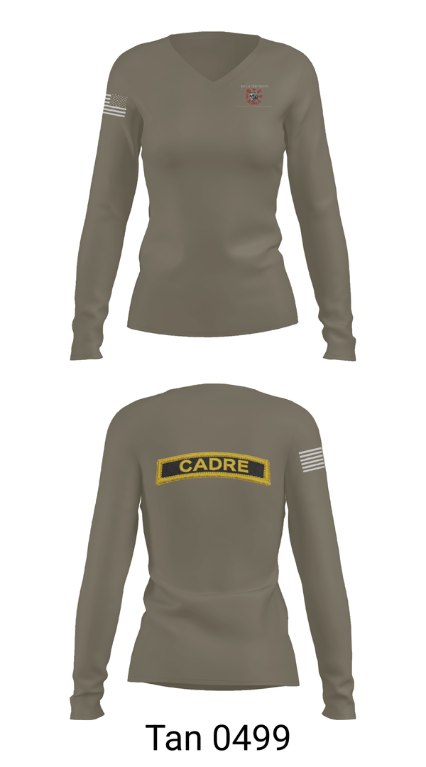 Womens Long Sleeve Vneck Shirt, 341 MSOS/S3T, Air Force, Teamtime, Team time, sublimation, custom sports apparel, team uniforms, spirit wear, spiritwear, sports uniforms, custom shirts, team store, custom team store, fundraiser sports, apparel fundraiser